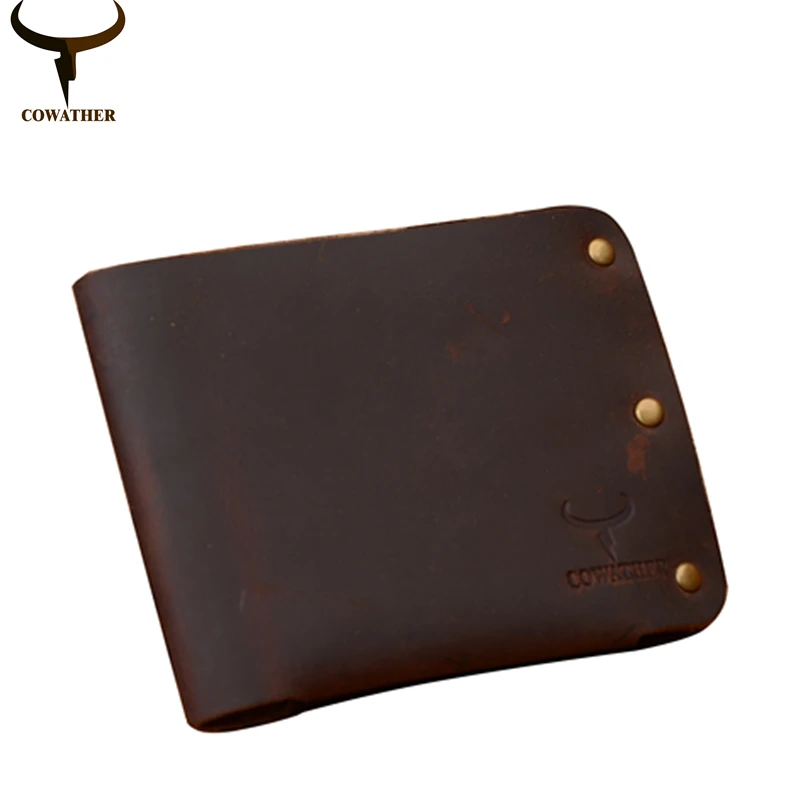 SEARCH AND BUY THIS PRODUCT COWATHER newest 100% cow genuine leather men wallets Crazy
