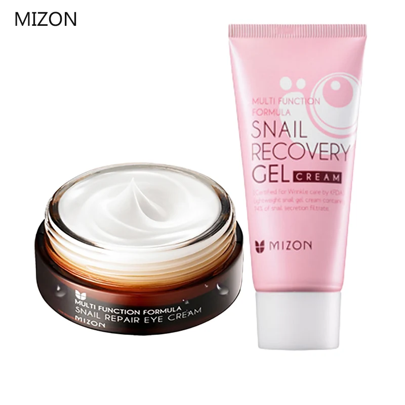 Мизон Улитка восстанавливающий гель крем 45 мл + мизон Snail Repair Eye Cream 25 для лица