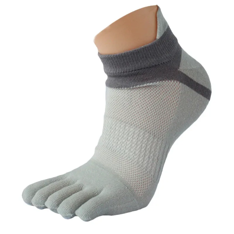 

#Z20 Man's Shocks New Fashion Mesh Meias Breathable Five Finger Casual Toe Socks Soft Comfortable chaussette homme