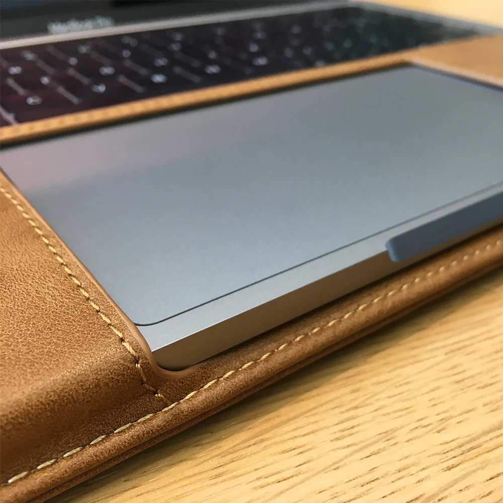 Чехол для ноутбука jisoncase для MacBook Pro retina 13 15 дюймов с сенсорной панелью, роскошный чехол с подставкой из искусственной кожи, чехол для ноутбука