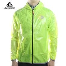 Racmmer MTB длинный Велоспорт Джерси фонарик водонепроницаемая куртка ветрозащитный плащ велосипед сжатая одежда 4 цвета# DG-02