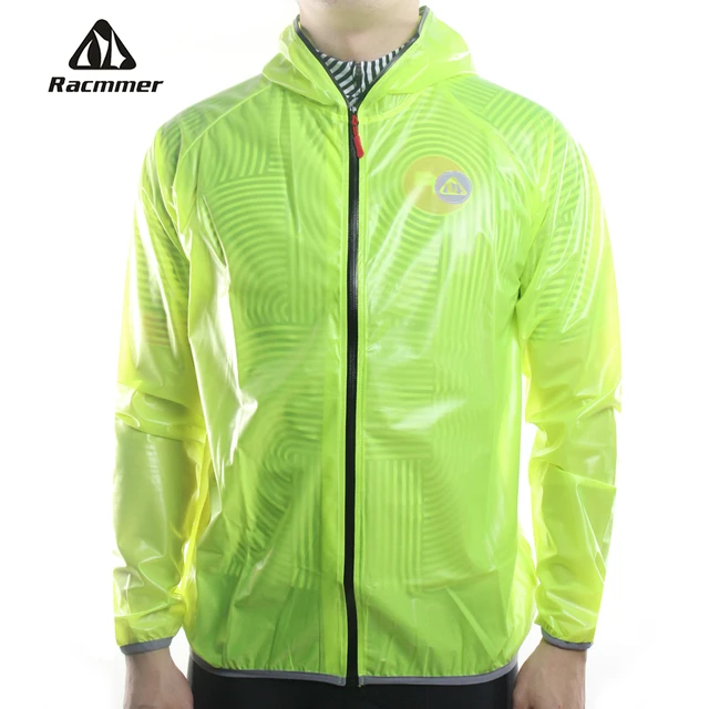 US $14.58 Racmmer MTB Long Cycling Jersey Flashlight Waterproof Jacket Windproof Raincoat Bike Bicycle Compre