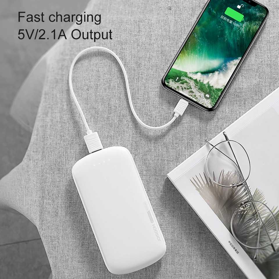 Joyroom 10000mAh power Bank портативный внешний аккумулятор Ультратонкий USB внешний аккумулятор зарядное устройство для мобильного телефона для смартфонов планшетов