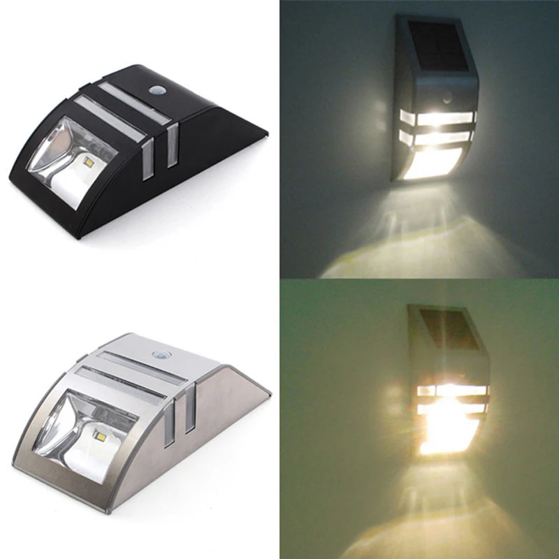 Pir Motion Sensor Outdoor Led Solar Garden Light Waterproof Wall