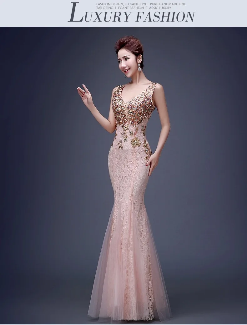 Vestido de Festa кружевные аппликации платья дешевые вечерние платья длинное вечернее платье