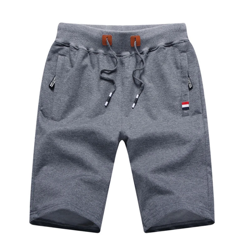 

2019 New Men Casual Shorts New Summer Men Elastic Waist Shorts Knee Length Male Cotton Casual Short Pants Black Blue Green 5XL