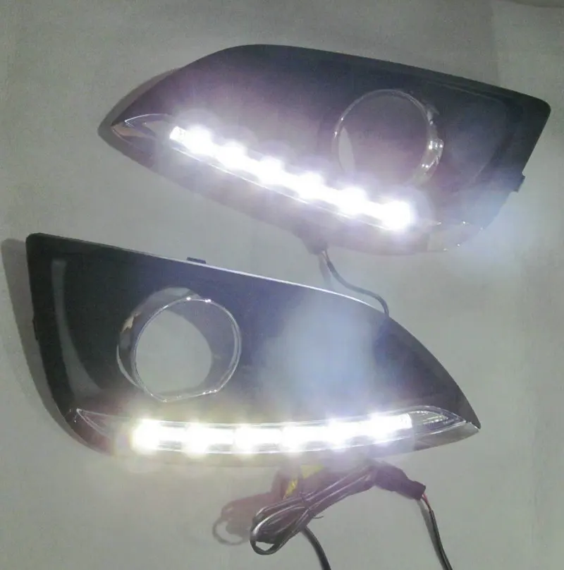 Для Hyundai IX35 2010 2013 светодиодный DRL Дневной светильник Водонепроницаемый