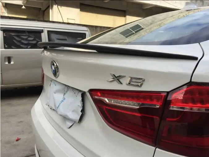 

Carbon fiber SPOILERS CAR REAR WING TRUNK SPOILER FOR 15 16 17 BMW X6 F16 2015 2016 2017 FREE BY EMS