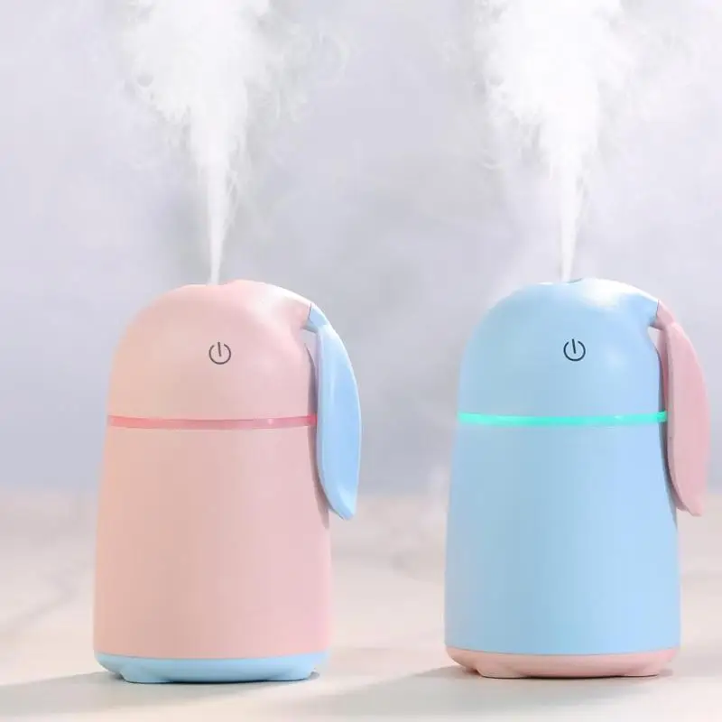 

170ml Mini Air Humidifier USB Rechargable Humidifier Mute Spray Cute Air Freshener Purifier Mist Maker Fogger for Home Car