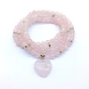 Quartzo rosa prata