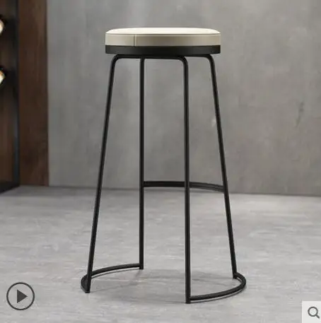 Nordic bar chair Simple modern bar chair European high stool fashionable stool