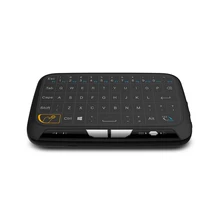 Новейший H18 полный тачпад 2,4 ГГц Беспроводная мини клавиатура игровая воздушная мышь с сенсорной панелью для Smart tv, Android Box, PC