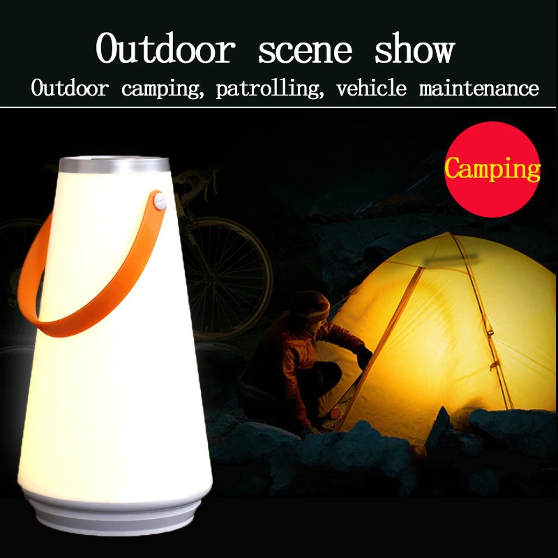 

LED Wireless Tent Light Portable Lantern Camping Lamp Rechargeable Touch Sensor Hand Control night Lamps With USB Charger