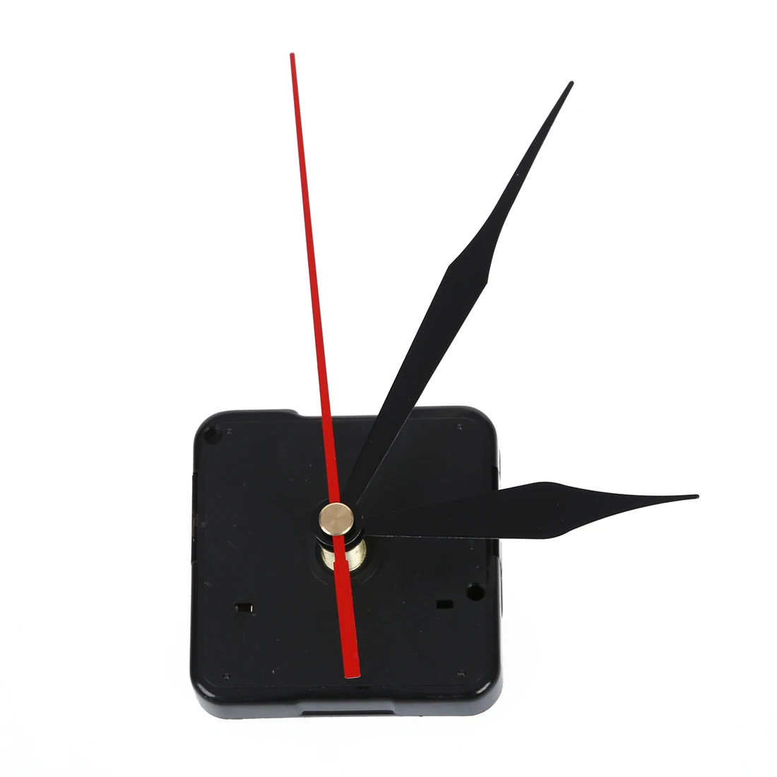 Clock Movement Mechanism Black Hour Minute Red Second Hand DIY Tools Parts