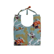 Полиэстеровая Холщовая Сумка с принтом в японском стиле Geisha Eco, сумка на запястье, регулируемый ремень CY