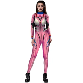 

3D Print Jumpsuit Women Sexy Elastic Prom Party Halloween Bar Cosplay Role Costume Singer Stage Show Rompers Spider One Piece