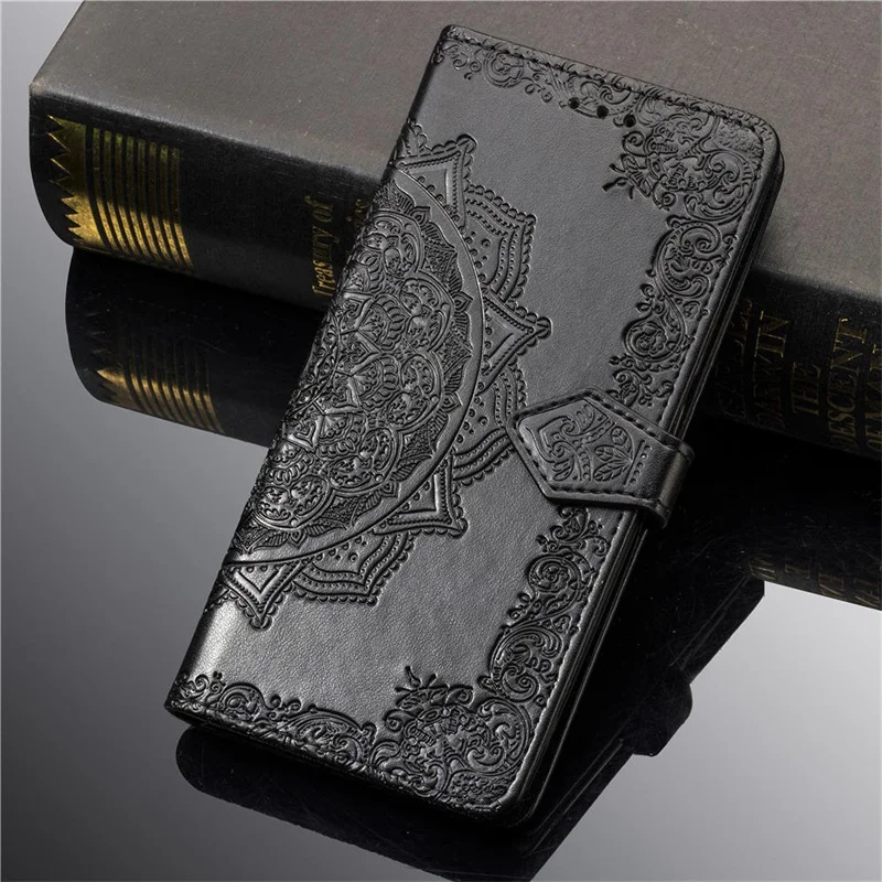 

On For Sony Xperia XZ3 xz3 case cover Flip Embossed Mandala wallet protective pouch phone bag On For Sony Xperia XZ3 case cover