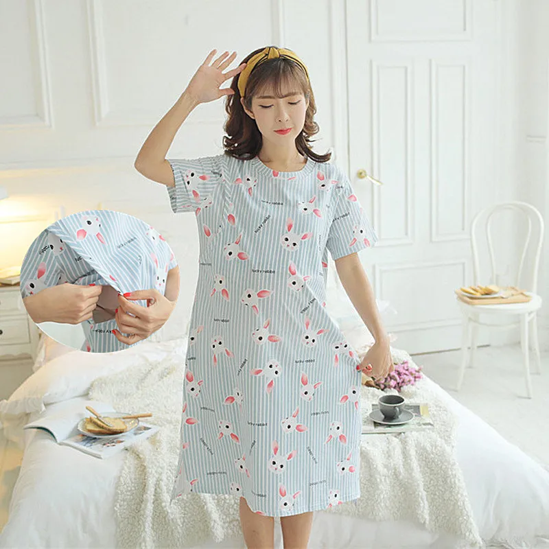 night dress for nursing mothers