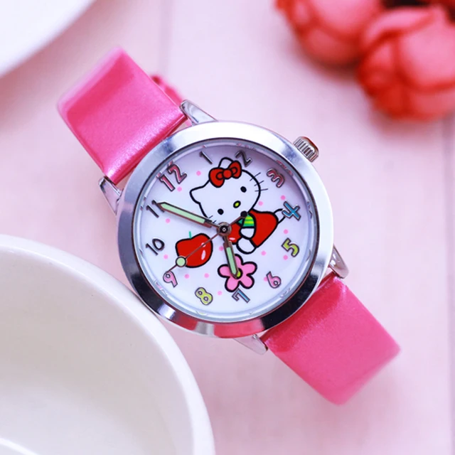 2018 new children girls cute Hello Kitty small cat electronic wristwatches kids 2018 new children girls cute Hello Kitty small cat electronic wristwatches kids