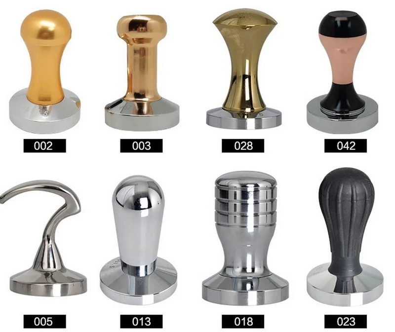  Free shipping stainless steel coffee tampers filter machine handle tamp bar coffee hammer 