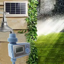 Полностью автоматический ирригационный контроллер семейный садовый водонепроницаемый водяной Таймер Большой ЖК-дисплей Система полива для цветов фермы