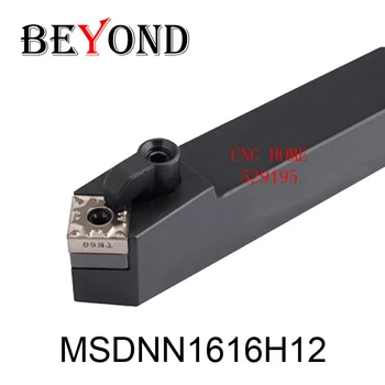

BEYOND MSDNN1616H12 Lathe Cutter Tools External Turning Tool Holder MSDNN Boring Bar Korloy SNMG Carbide Insert SNMG120404 CNC