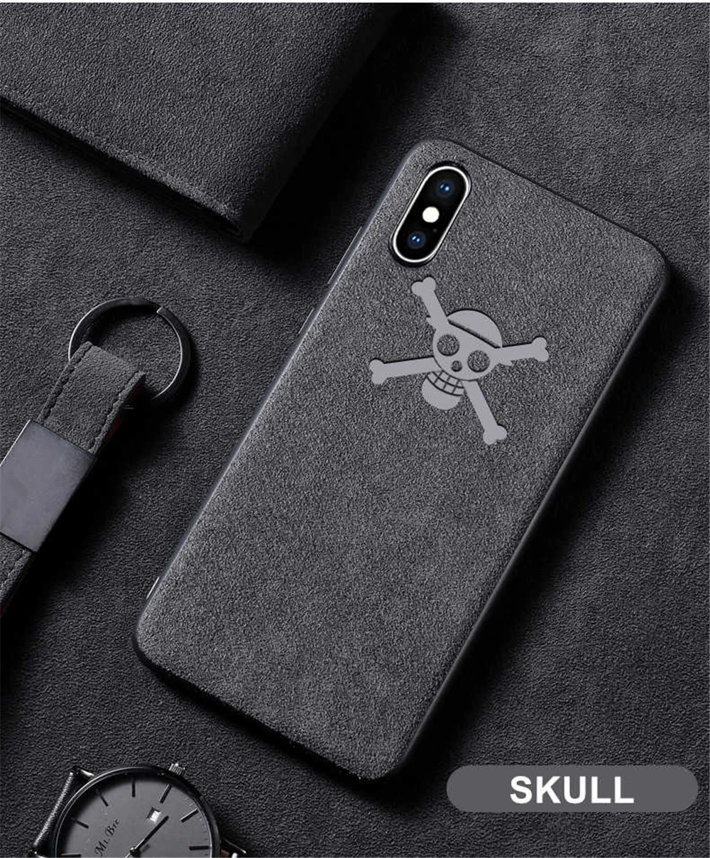 יוקרה טלפון מקרה עבור Oneplus 8 7T 5 T 5 T 6 6T אחד בתוספת 7 פרו 7Pro זמש עור רך סיליקון מט כיסוי אחורי עמיד הלם Funda best iphone 11 Pro Max case