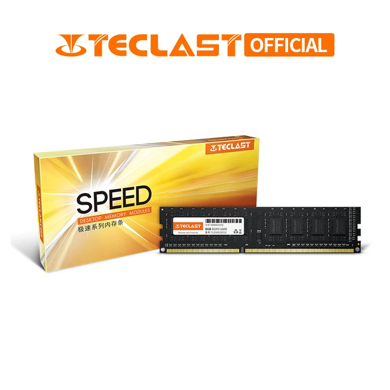 Teclast speed series S10 DDR3 8GB 4GB память 1600Mhz 240pin 1 5 V оперативная для рабочего