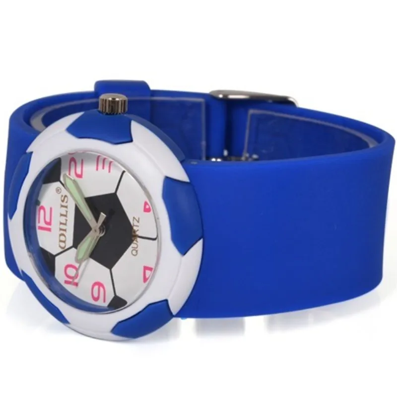 Уиллис Популярный бренд продаж часы детские спортивные силиконовые водонепроницаемые часы футбол ребенок желе кварцевые наручные часы
