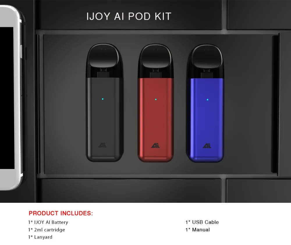 iJoy AI Pod 450mAh Starter Kit