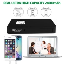 Блок питания переменного тока 24000 mah Портативная электростанция с AC 110 V 220 V Выходное зарядное устройство для ноутбука портативное зарядное устройство