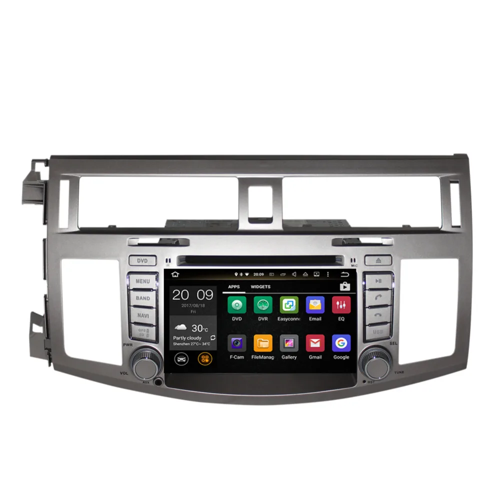 Discount Android 8.0 Octa Core 4GB RAM Car GPS Navigation For Toyota Avalon 2007 2008 2009 2010 CD DVD Multimedia Player Bluetooth Wifi 3
