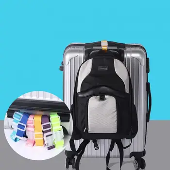 

1 pcs Adjustable Travel Suitcase Bag Luggage Straps Buckle Baggage Tie Down Belt Lock Hooks