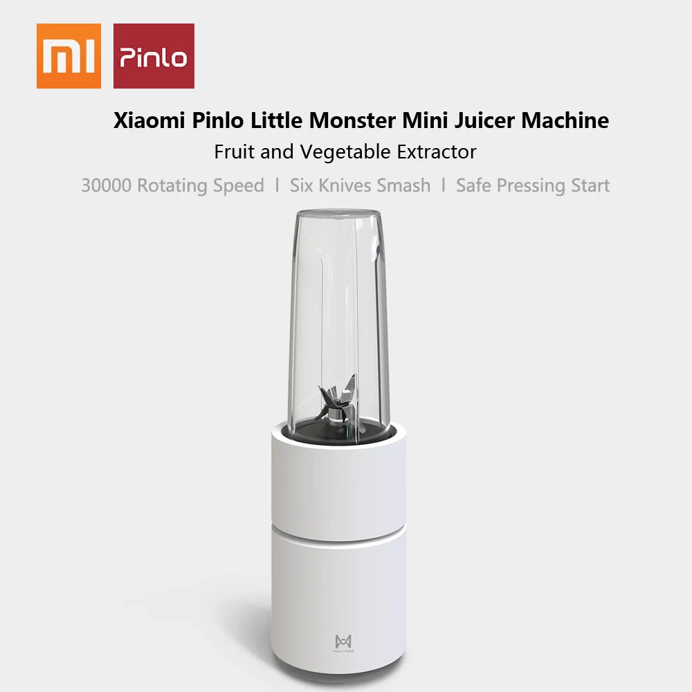 Xiaomi Pinlo Little Monster кухонная машина Мини электрическая фруктовая овощная фруктовый сок соковыжималка Бытовая дорожная соковыжималка