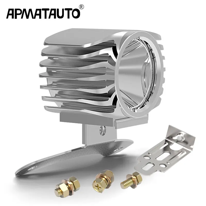 Refurbished Offer for  Led Motorcycle Headlight 15W 2000LM Car Fog DRL Headlamp Spotlight Hunting Driving Light High Brigh