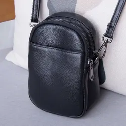 Новое поступление Mini Crossbody сумка кошелек из натуральной кожи Телефон Чехол Для женщин Курьерские сумки модные дизайнерские сумки на плечо