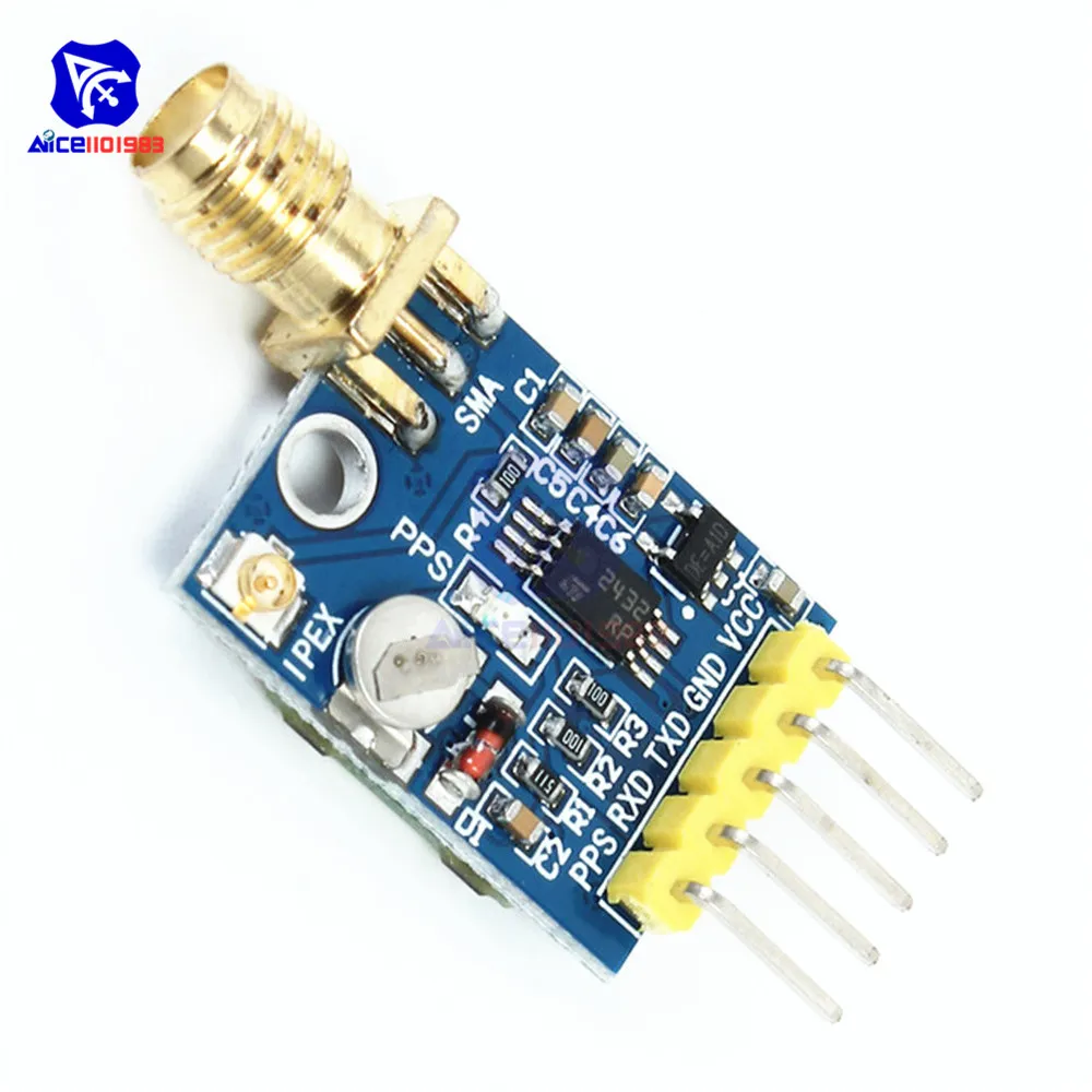 Модуль GPS с двойной антенной SMA/IPEX для Arduino модуль местоположения со спутниковой