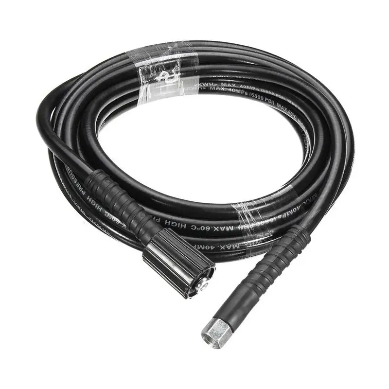 

8M 160BAR M22 High Pressure Washing Machine Hose Pipe Stainless Steel Braided Hose Connector Water Heaters Hose Replacement