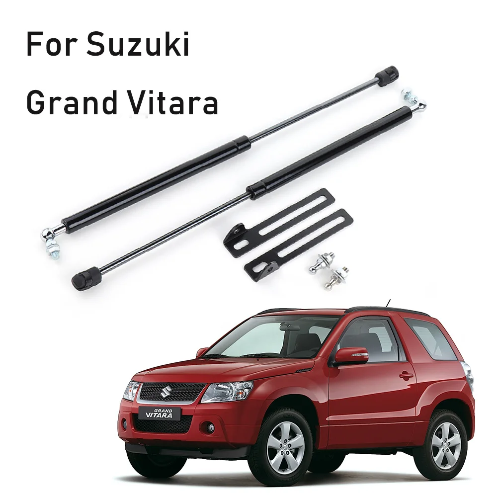 

2pcs Front Hood Engine Cover Hydraulic Rod Strut Spring Shock Bar Gas Spring Support For Suzuki Grand Vitara Car-styling Refit