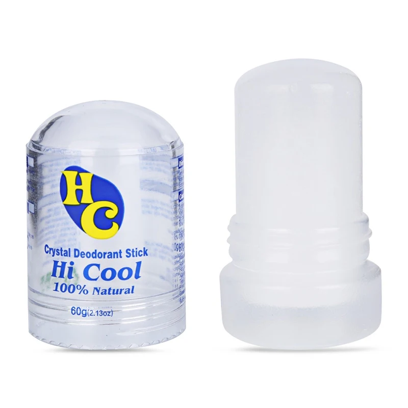New Arrival 60g Natural Food grade Crystal Deodorant Alum Stick Body