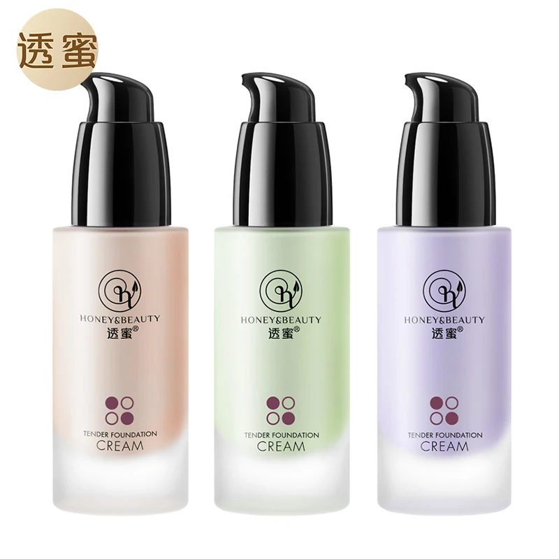 

30ml Beauty Concealer Cream Foundation Soft Matte Long Wear Oil Control Concealer Liquid Foundation Moisturizing Cream Makeup