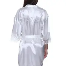 Новые белые женские сексуальные короткие пижамы из вискозы, пижамы для невесты, свадебное кимоно, халат, ночная сорочка, S-XXL XX11