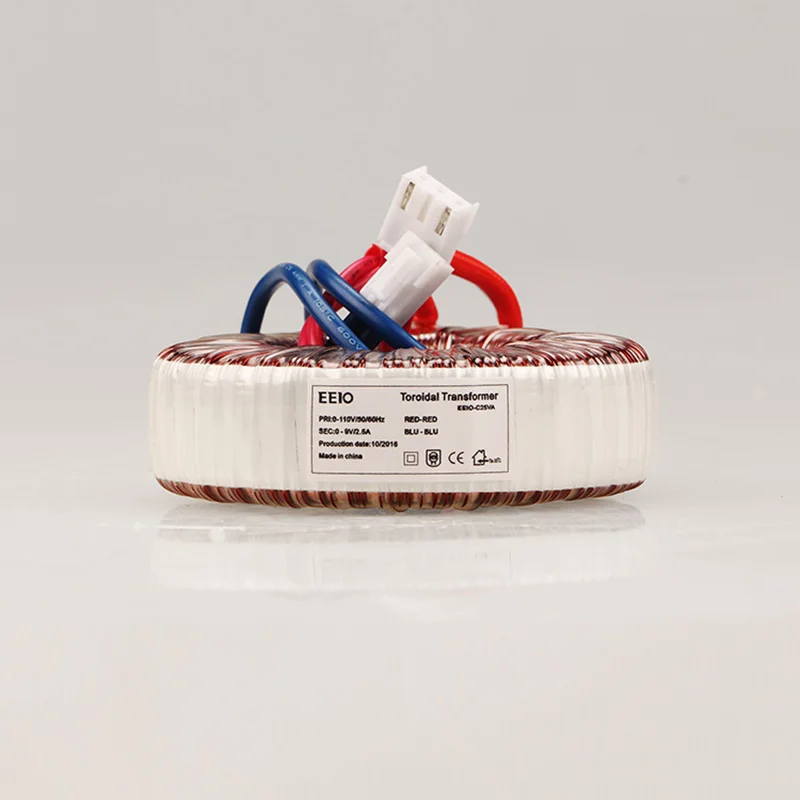 

AC 110V To AC 9V 2.5A Ring Transformer 25W Toroidal Transformer Copper Custom Transformer Lsolation Transformer