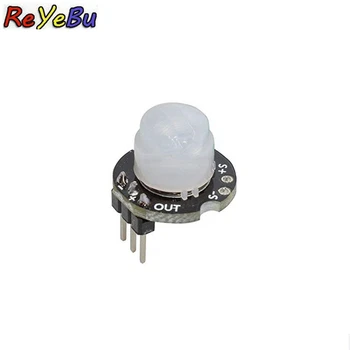 

5Pcs SR602 MINI Motion Sensor Detector Module Pyroelectric Infrared PIR kit sensory switch Bracket for Arduino Diy With lens