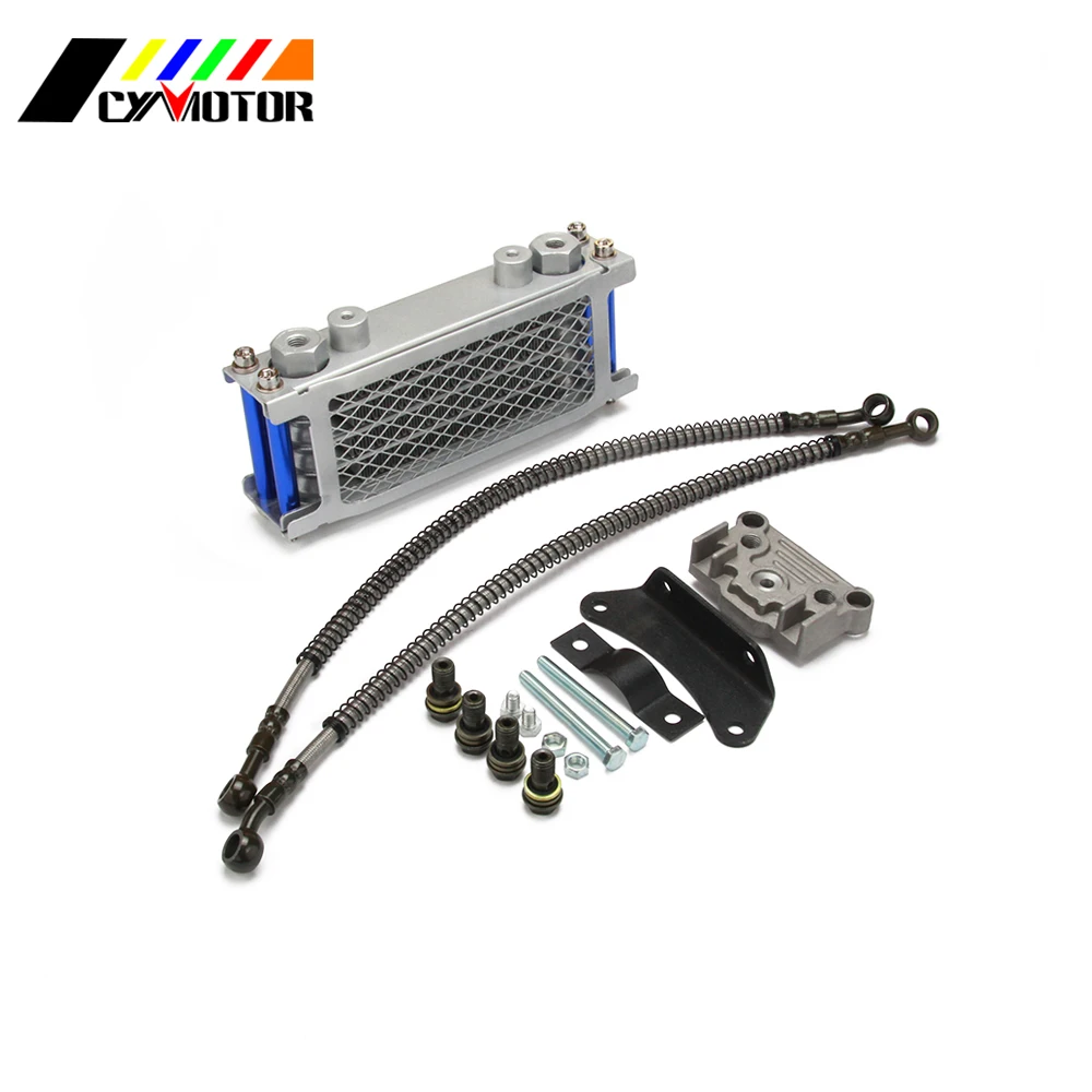 Масляный радиатор для горизонтальных двигателей Loncin Zongshen Lifan Shineray Yinxiang 125 140CC с