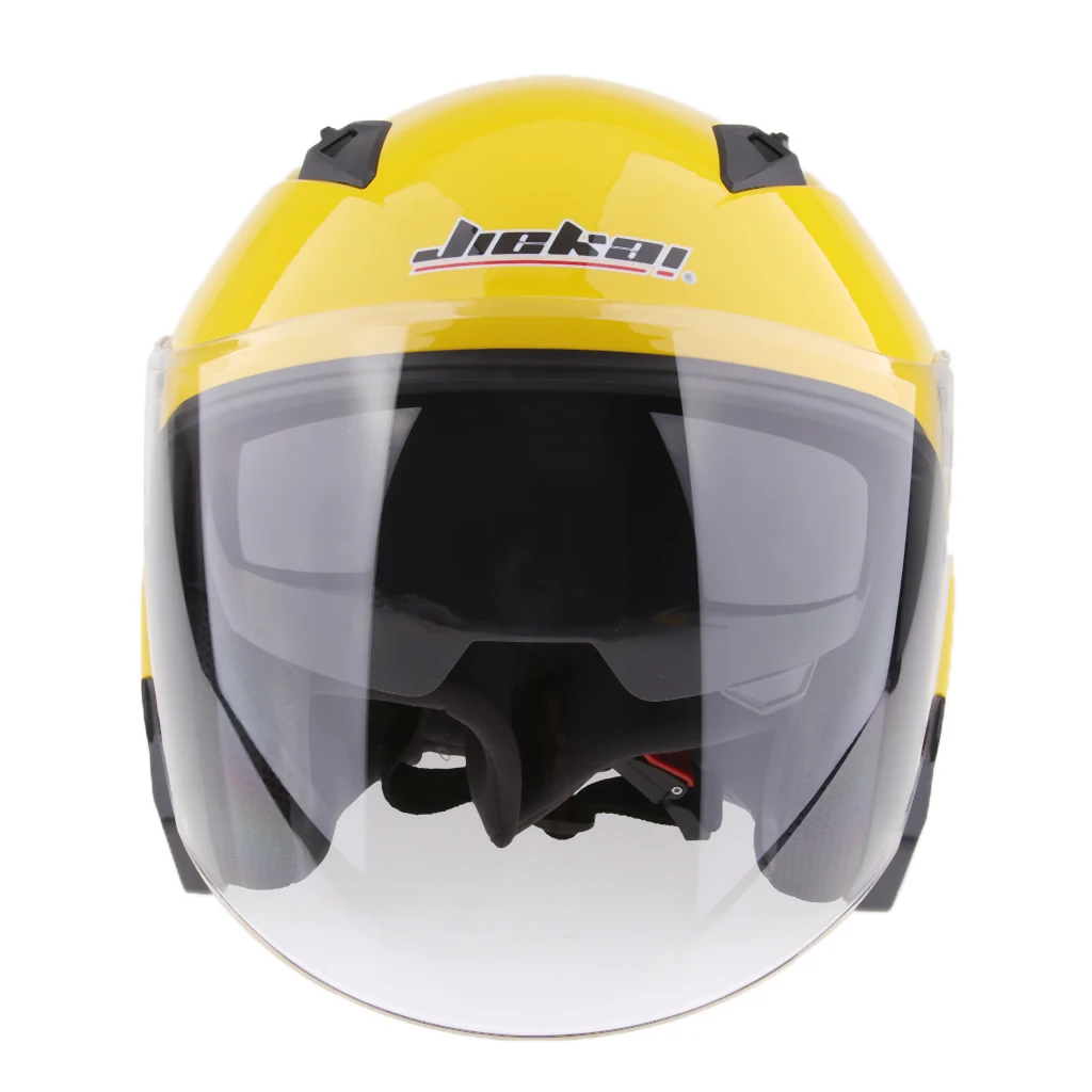  1 Piece  ABS plastic Motorcycle 3/4 Open Face Helmet with Full Face Shield Visor Sun Shield Full Face Helmet 