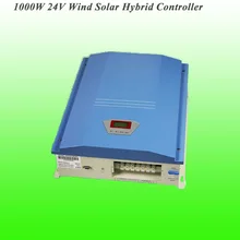 1000 Вт 24 В автоматический тормоз защита передового ветряного солнечного гибридного контроллера
