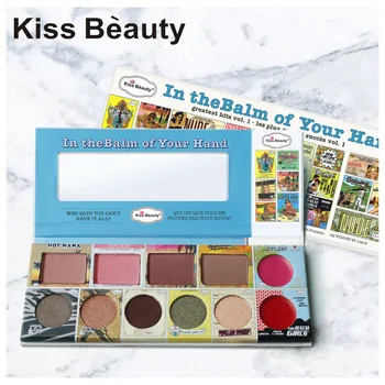 

12Colors Women Beauty Makeup Matte Shimmer Eyeshadow Palette Waterproof Eye Shadow Makeup Natural Warm Nude Eyeshadow BeautyTool