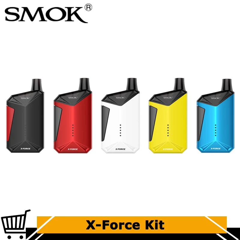 

Original Smok X-Force AIO Starter Kit Vape with 7ml X Froce Tank Cartridge and 2000mAh Battery Electronic Cigarette Vaporizer