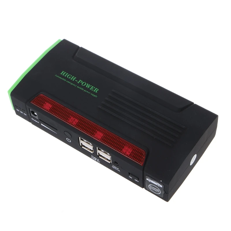 68000mAh Battery Charger Portable Mini Car Jump Starter Booster Power Bank For 12V Car